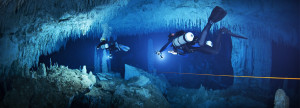 cave diving