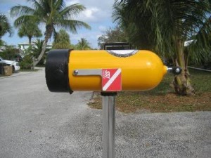 Scuba Post Box