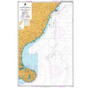 Kaikoura to Banks Penisula Nautical Map Divers