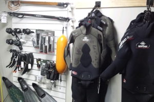 Dive HQ Christchurch retail shop