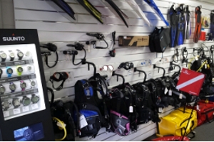 Dive HQ Christchurch retail shop